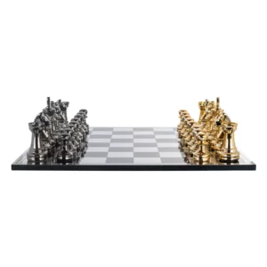 Alternative view of Decoratief Spel Saray Black/Gold Chessboard