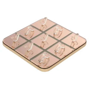 Decoratief Spel Caylin Gold Tic-Tac-Toe