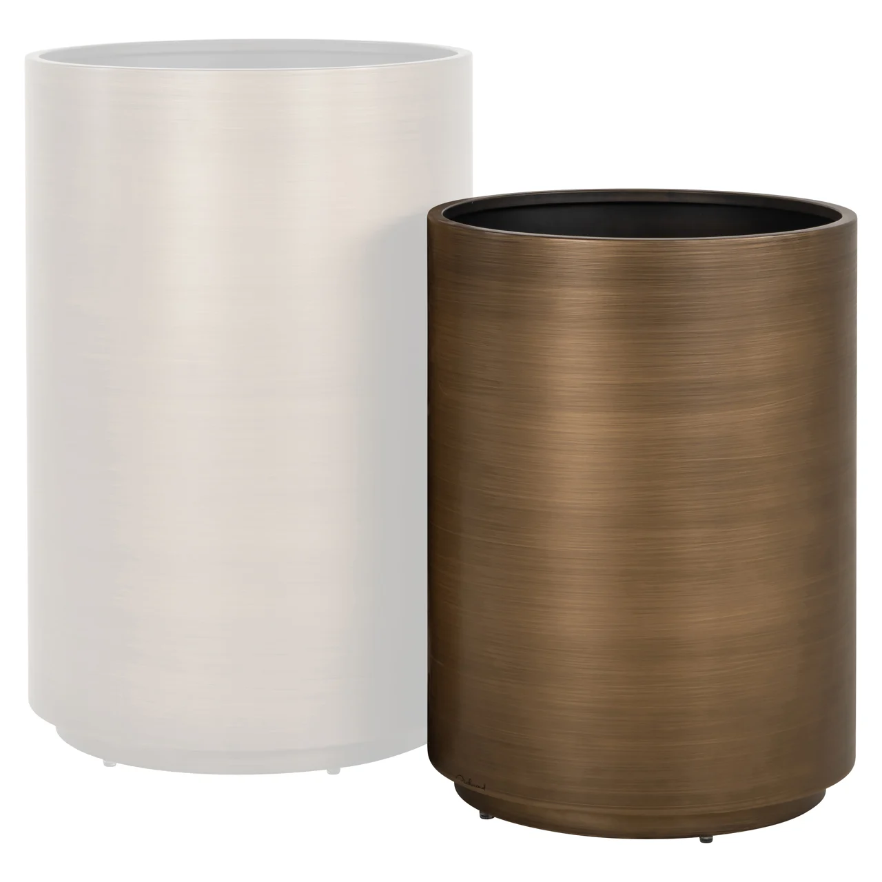 Plantenbak Dira Brushed Gold 45Ø - Afbeelding 4