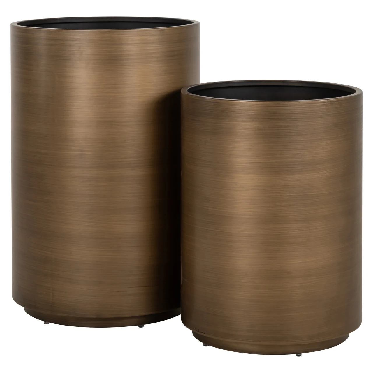 Plantenbak Dira Brushed Gold 50Ø - Afbeelding 3