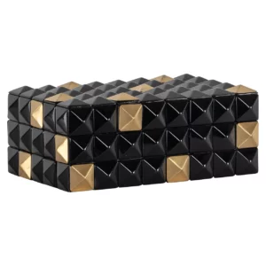 Opbergdoos Velicia Black/Gold