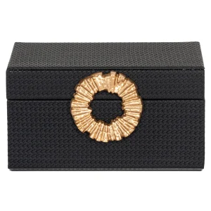 Alternative view of Opbergdoos Amal Black/Gold Small