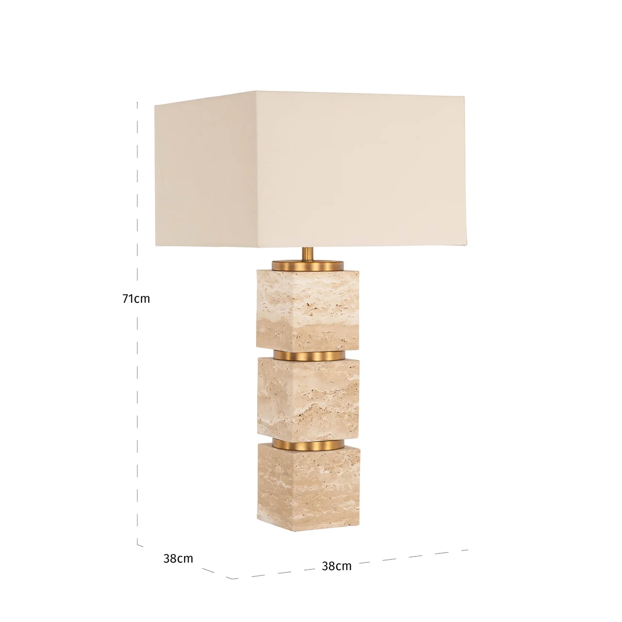 Tafellamp Jaella Beige - Afbeelding 5