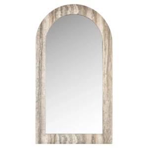Alternative view of Spiegel Calvo Grey Faux Travertine