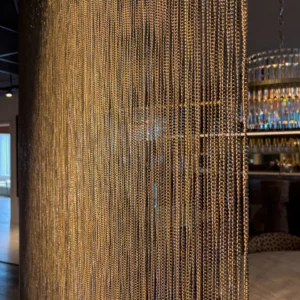 Alternative view of Decoratief Object Curtain Gold Chain