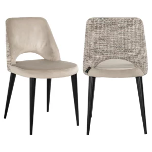 Eetkamerstoel Tabitha Trendy Nature Fire Retardant (Set Of 2)