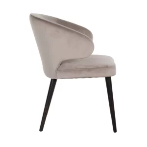 Alternative view of Eetkamerstoel Indigo Khaki Velvet