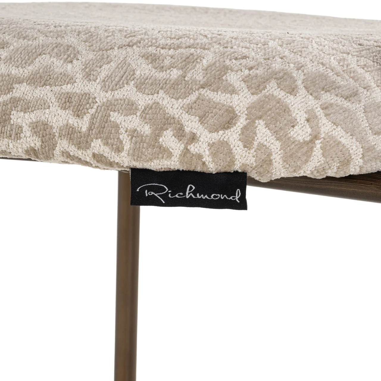 Counterstoel Xenia Beige Leopard Fire Retardant (Set Of 2) - Afbeelding 6