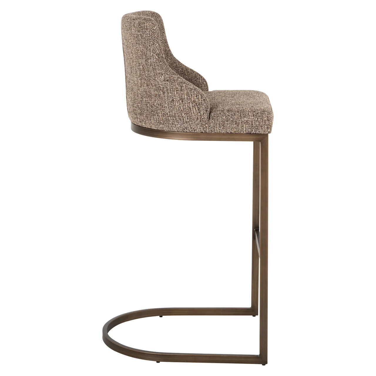 Barstoel Bolton Brown Tweed (Set Of 2) - Afbeelding 3