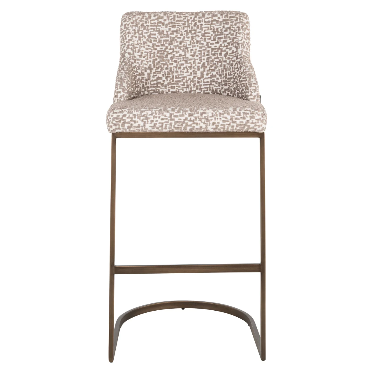 Barstoel Bolton Natural Geo (Set Of 2) - Afbeelding 2