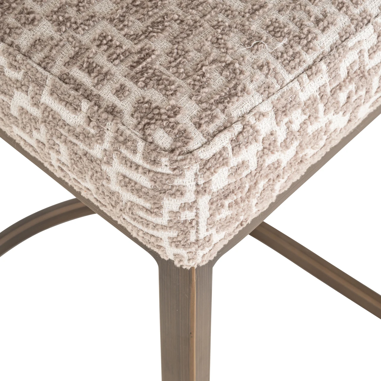 Barstoel Bolton Natural Geo (Set Of 2) - Afbeelding 5