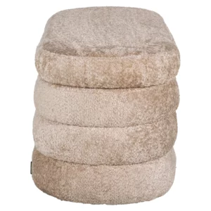 Alternative view of Poef & Voetenbank Camille Sheep Natural