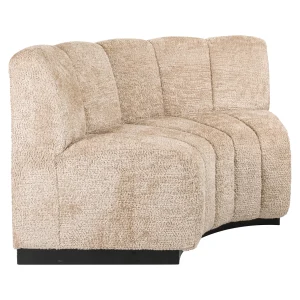 Eetkamer Bank Hillpark Lovely Beige Round Corner