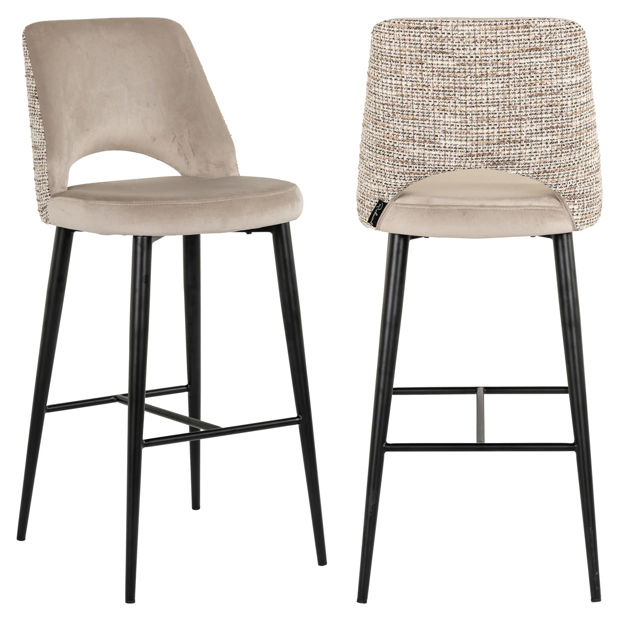 Barstoel Tabitha Trendy Nature Fire Retardant