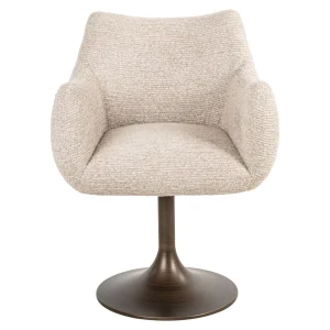 Alternative view of Eetkamerstoel Aldo Natural Linear Swivel