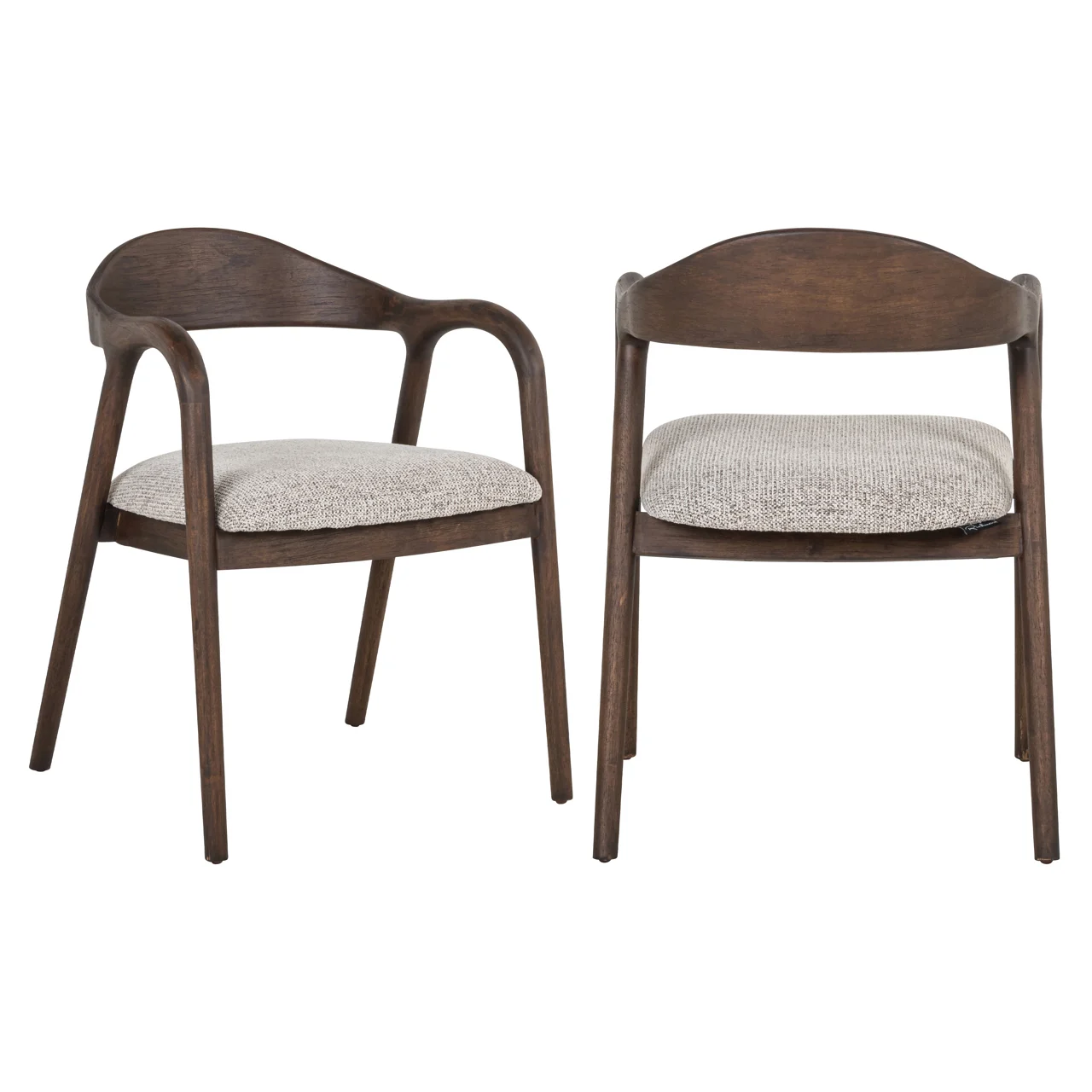 Eetkamerstoel Mihara Mocca Fancy Fire Retardant - Afbeelding 4