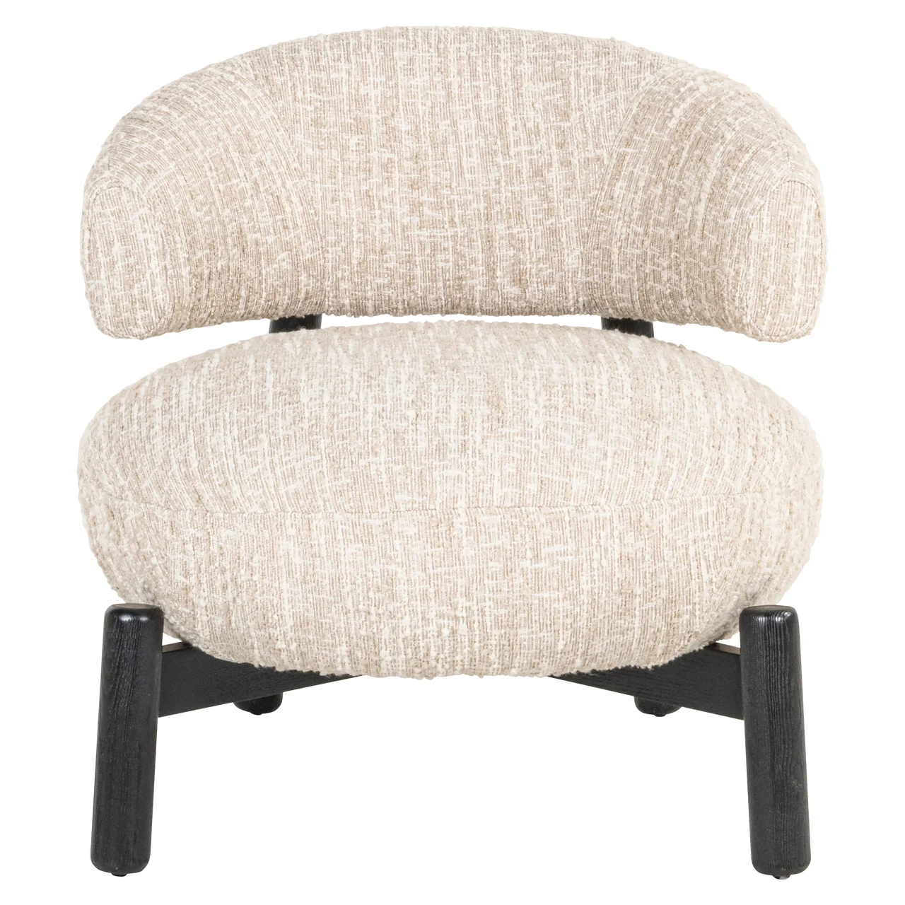 Lounge Stoel Ornella Beige Angora - Afbeelding 2