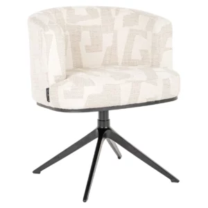 Alternative view of Eetkamerstoel Cheyenne Beige Graffic Swivel