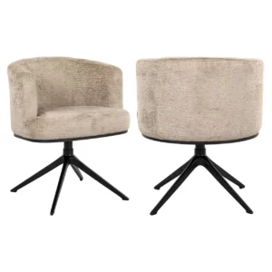 Eetkamerstoel Cheyenne Desert Fusion Swivel Fire Retardant
