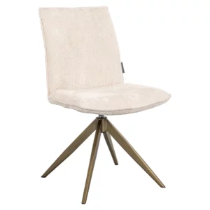 Alternative view of Eetkamerstoel Dakota Niagara Beige Swivel
