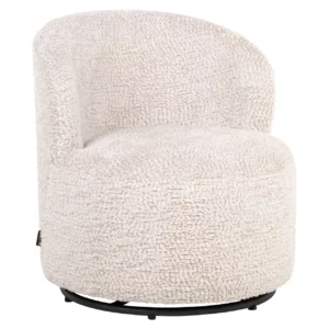 Lounge Stoel Jackie Lovely Cream Swivel Kids