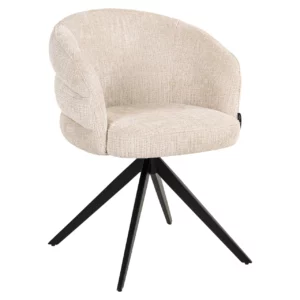 Alternative view of Eetkamerstoel Serenity Niagara Beige Swivel Fire Retardant