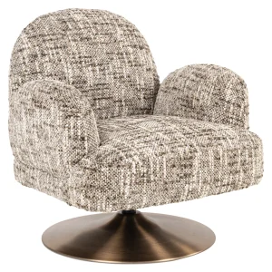 Lounge Stoel Kagney Brown Omara Swivel