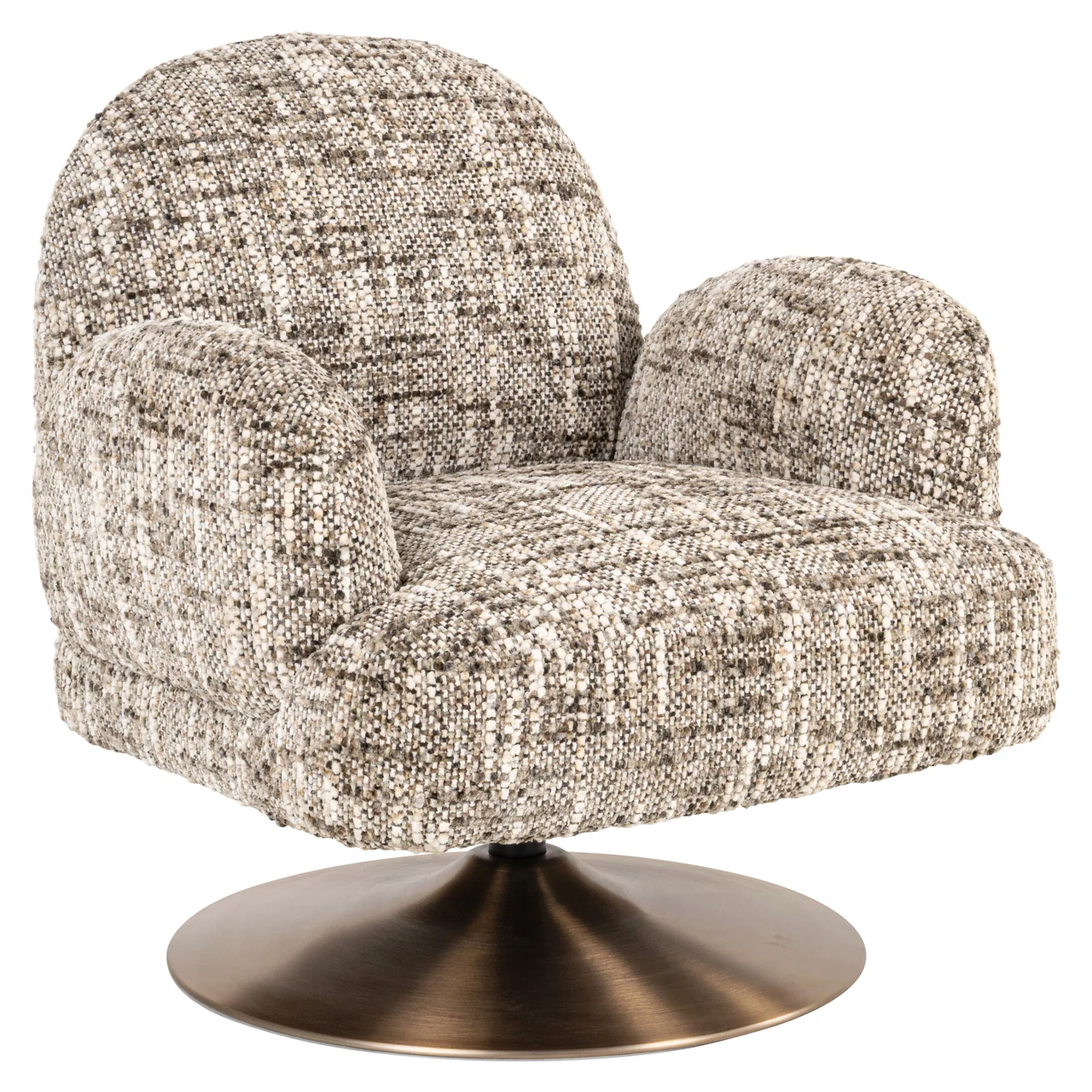 Lounge Stoel Kagney Brown Omara Swivel