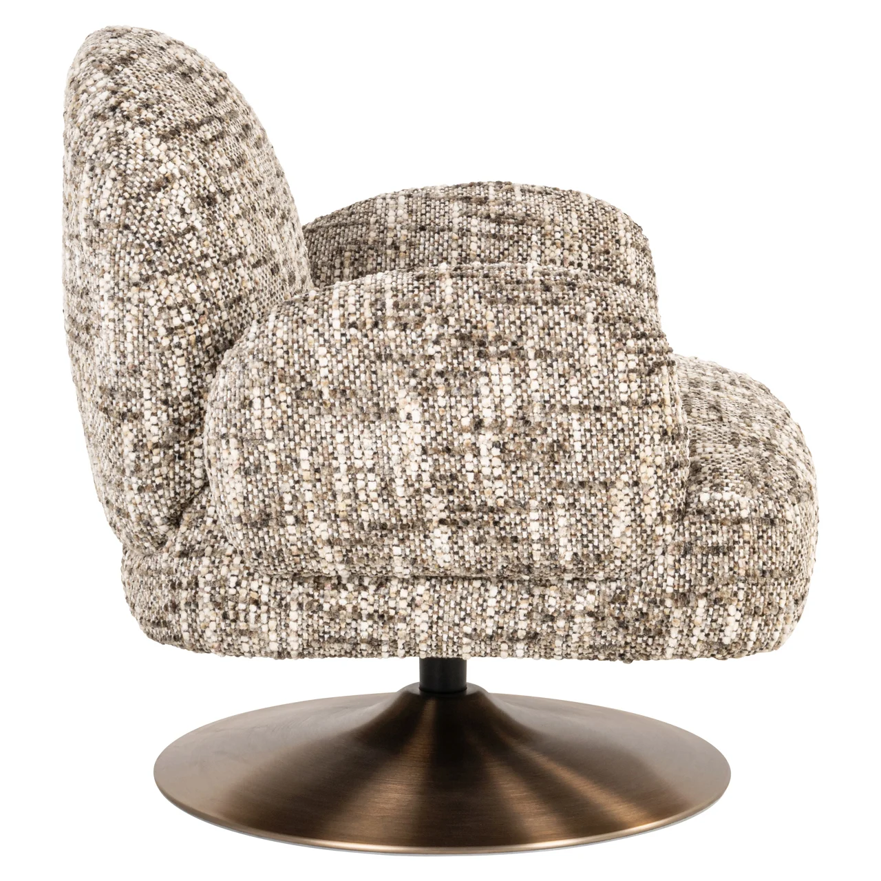 Lounge Stoel Kagney Brown Omara Swivel - Afbeelding 3