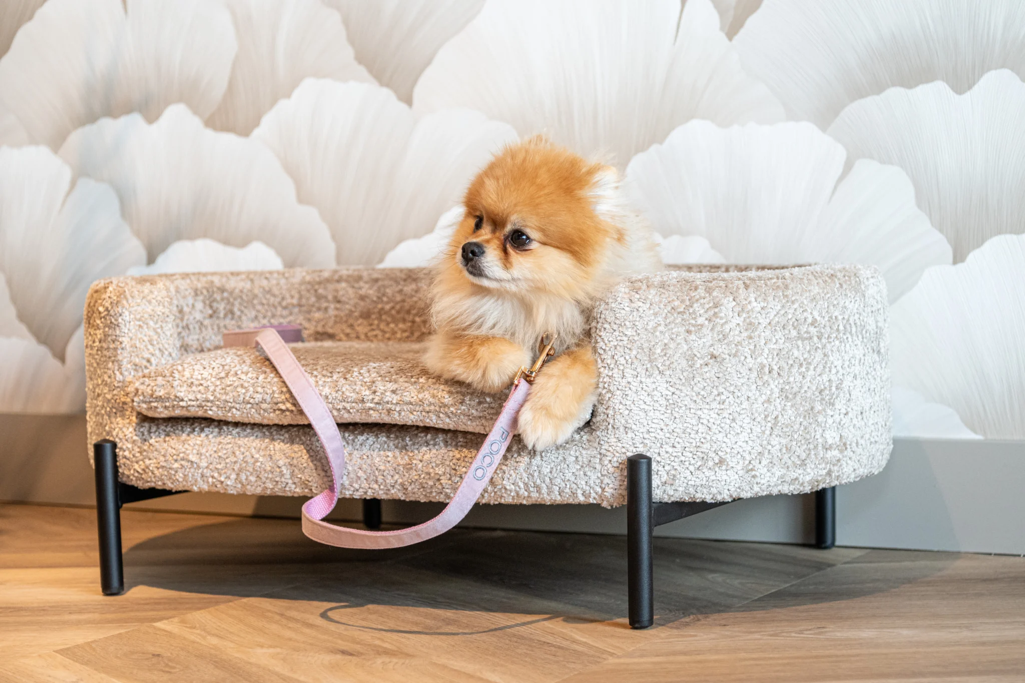 Hondenbed Dolly Beige Blockweave - Afbeelding 9
