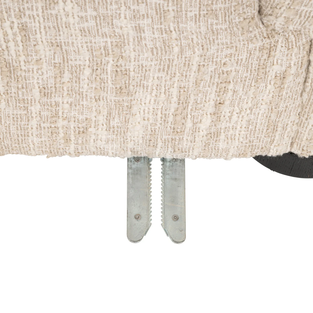 Bank Pandora Beige Angora Lounge Left - Afbeelding 11