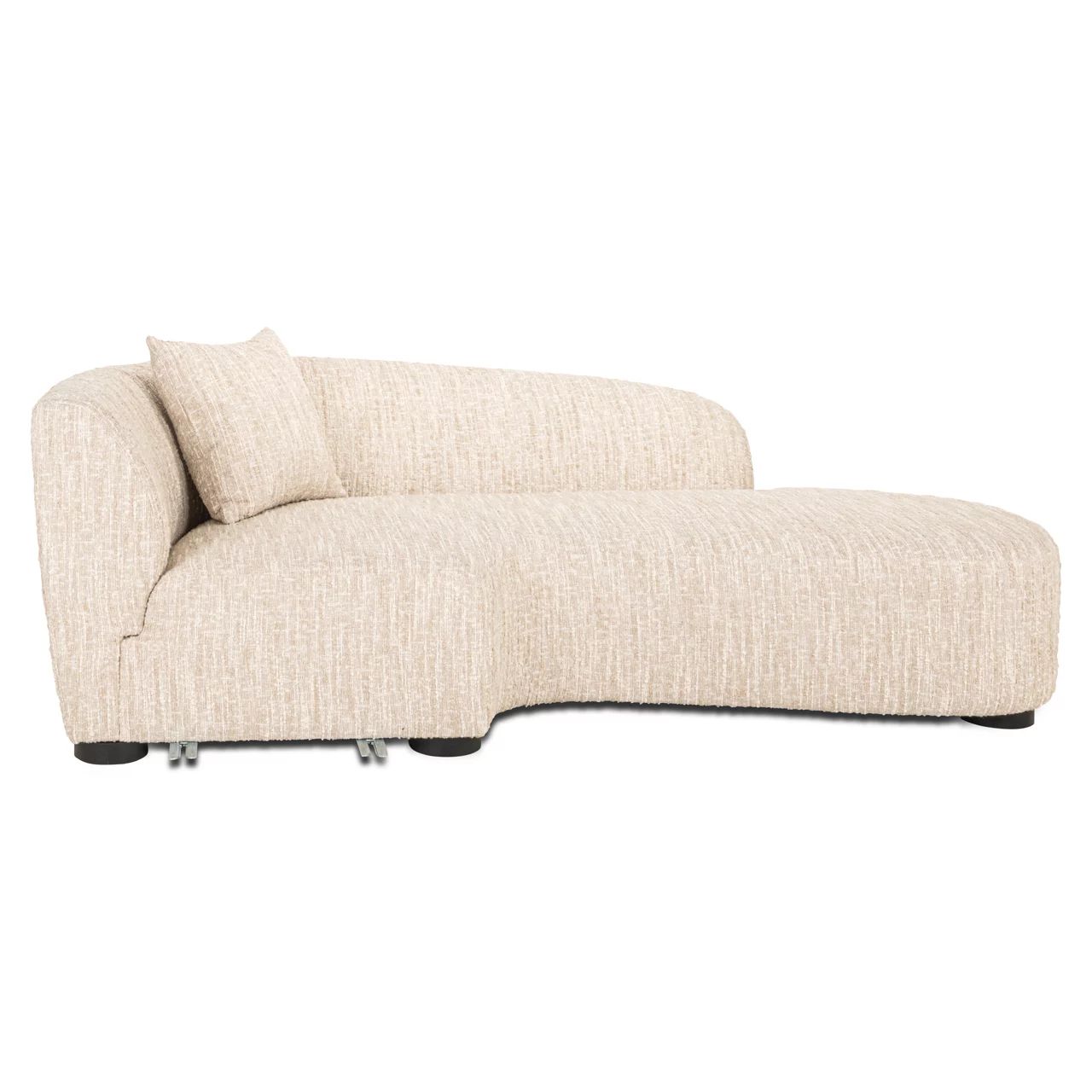 Bank Pandora Beige Angora Lounge Right - Afbeelding 6