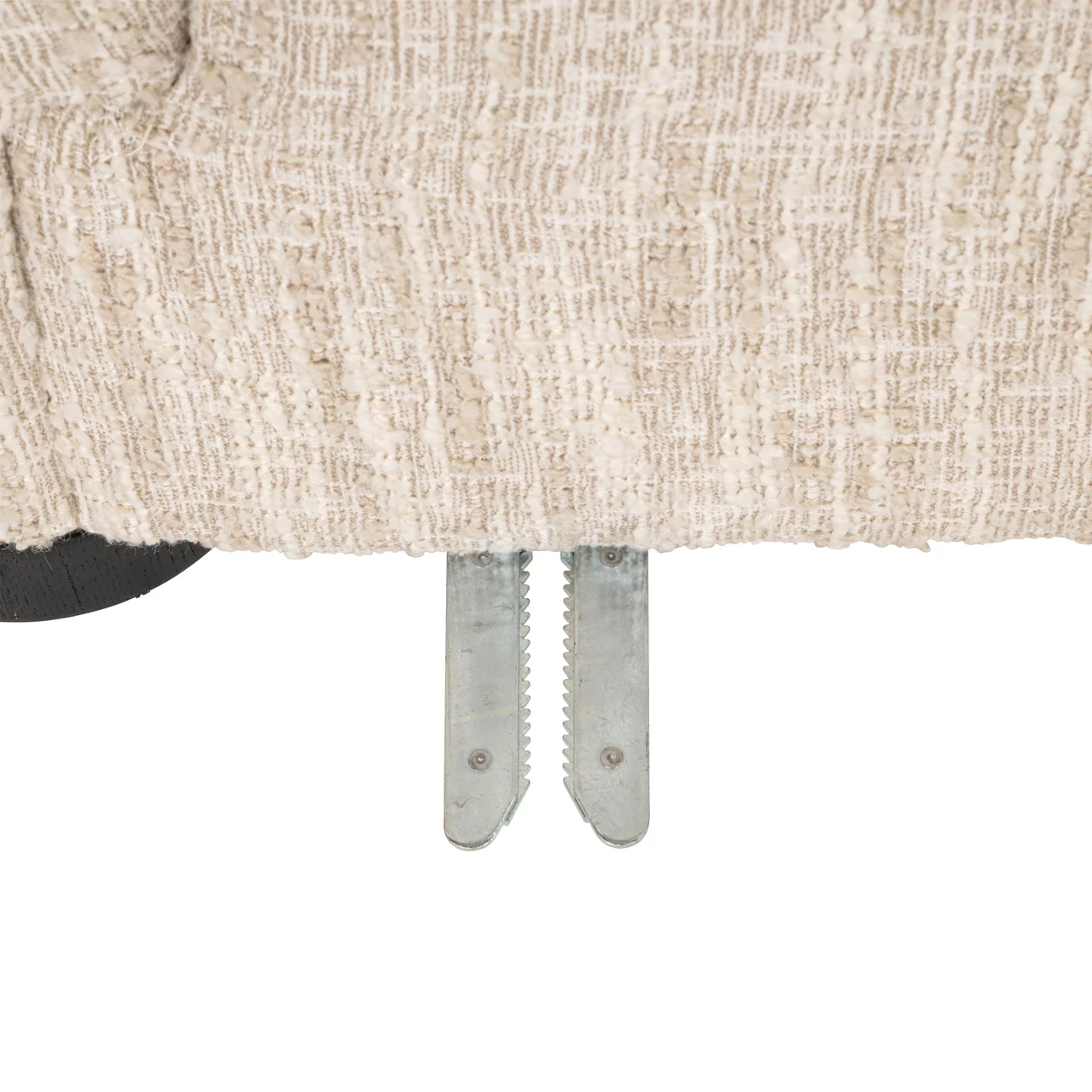 Bank Pandora Beige Angora Lounge Right - Afbeelding 11