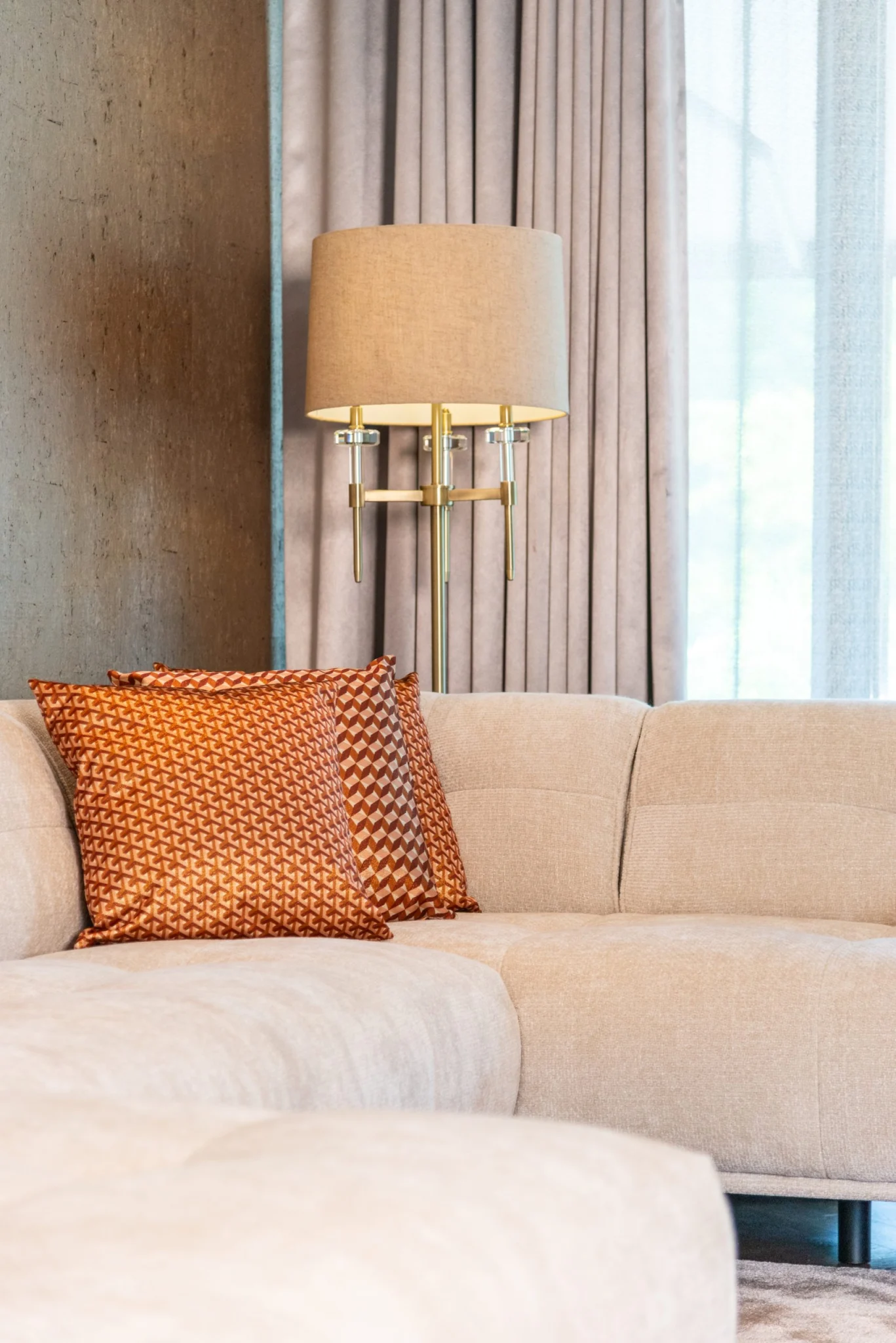 Vloerlamp Josie Brushed Gold - Afbeelding 5