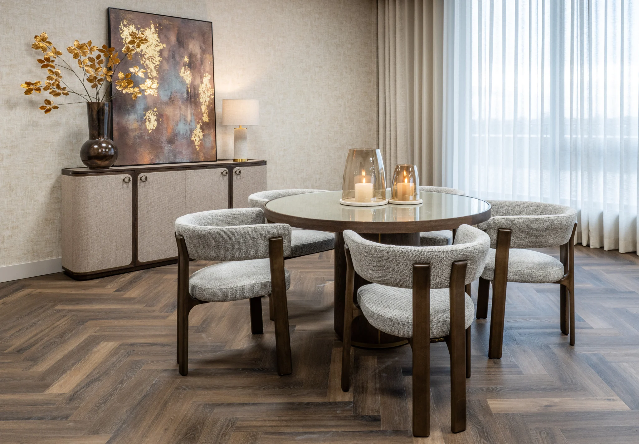 Wall Art Golden Gleam Gold - Afbeelding 10