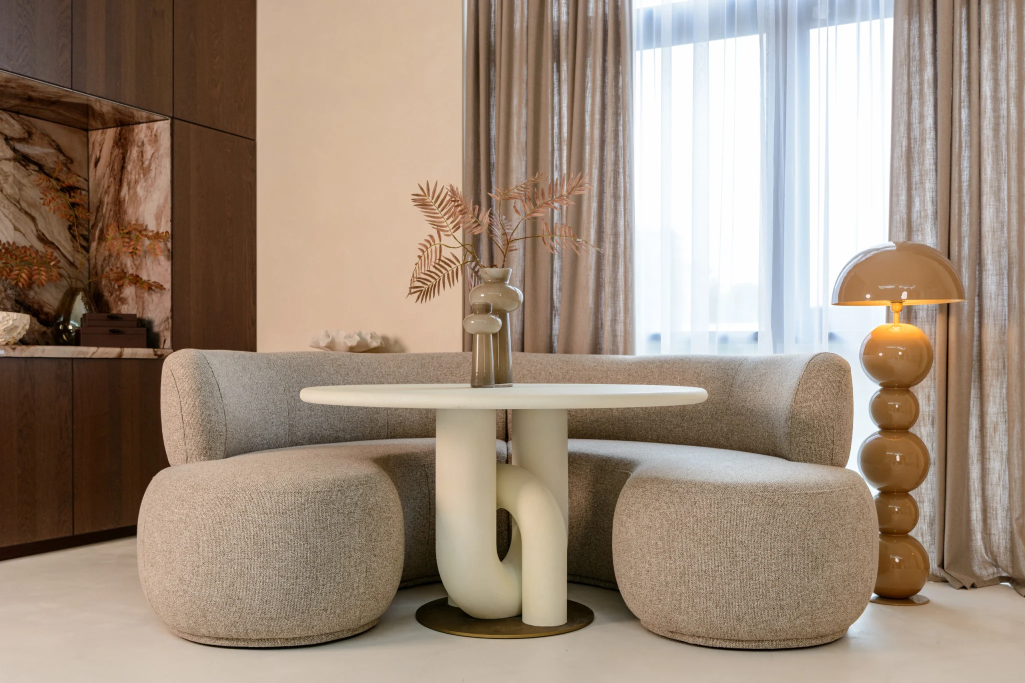 Eettafel Winslow White 135Ø - Afbeelding 9