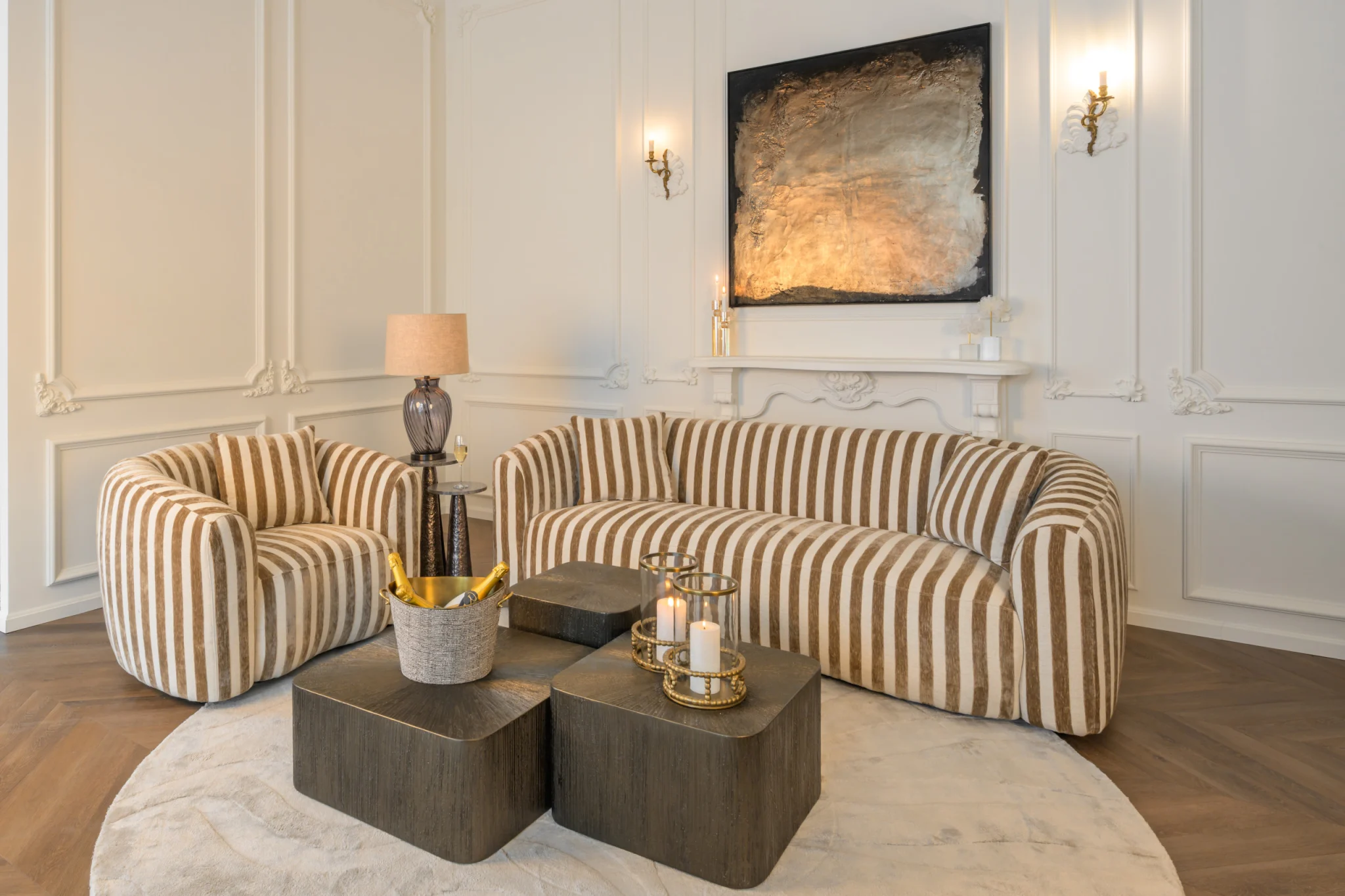 Vloerkleed Addison Natural 260X260 - Afbeelding 6