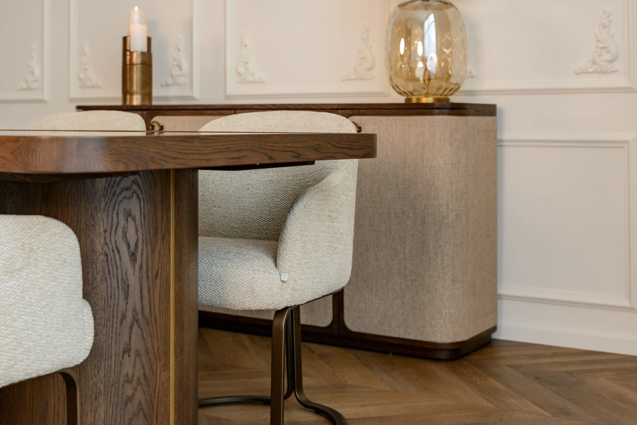 Eettafel Willox Beige 235 Including Glass - Afbeelding 8