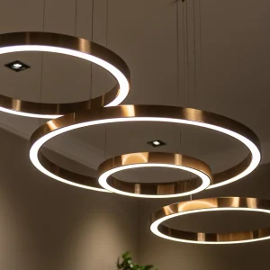 Alternative view of Hanglamp Lilou Brushed Gold