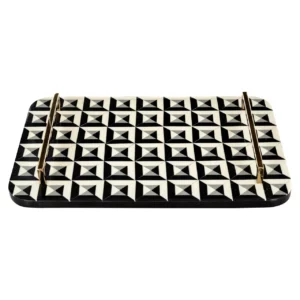 Alternative view of Dienblad Birte Black/White