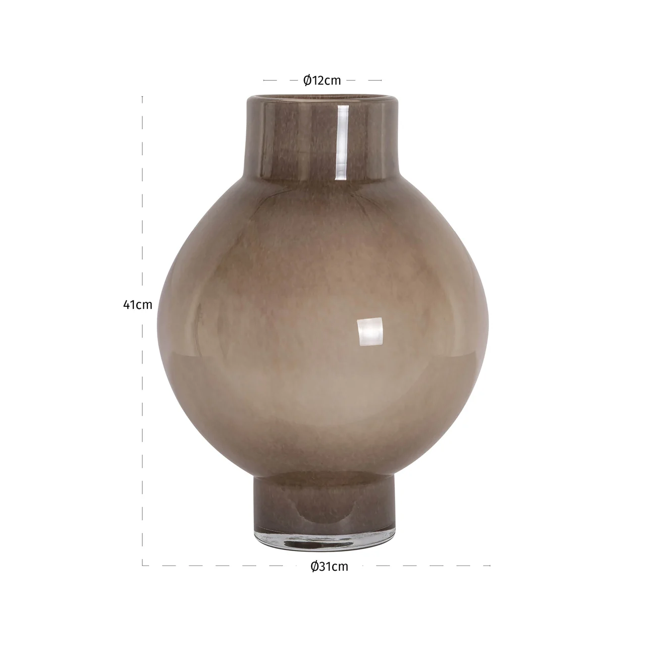 Vaas Celina Taupe Large - Afbeelding 2