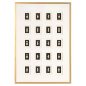 Wall Art Bear Black/Gold