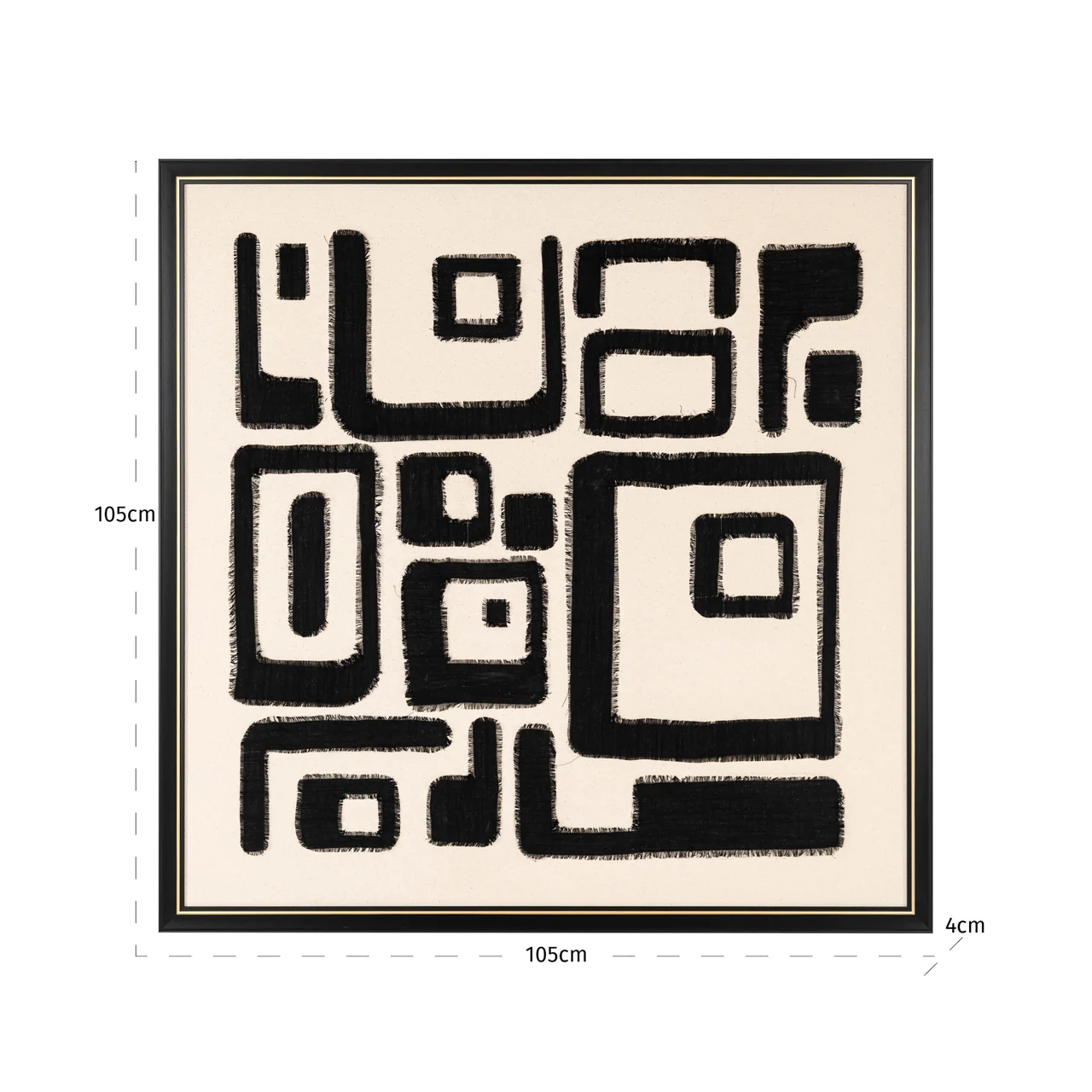 Wall Art Shanita Black/White - Afbeelding 4