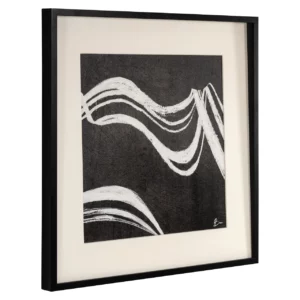 Alternative view of Wall Art Jozy Black/White