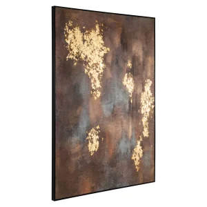 Alternative view of Wall Art Golden Gleam Gold