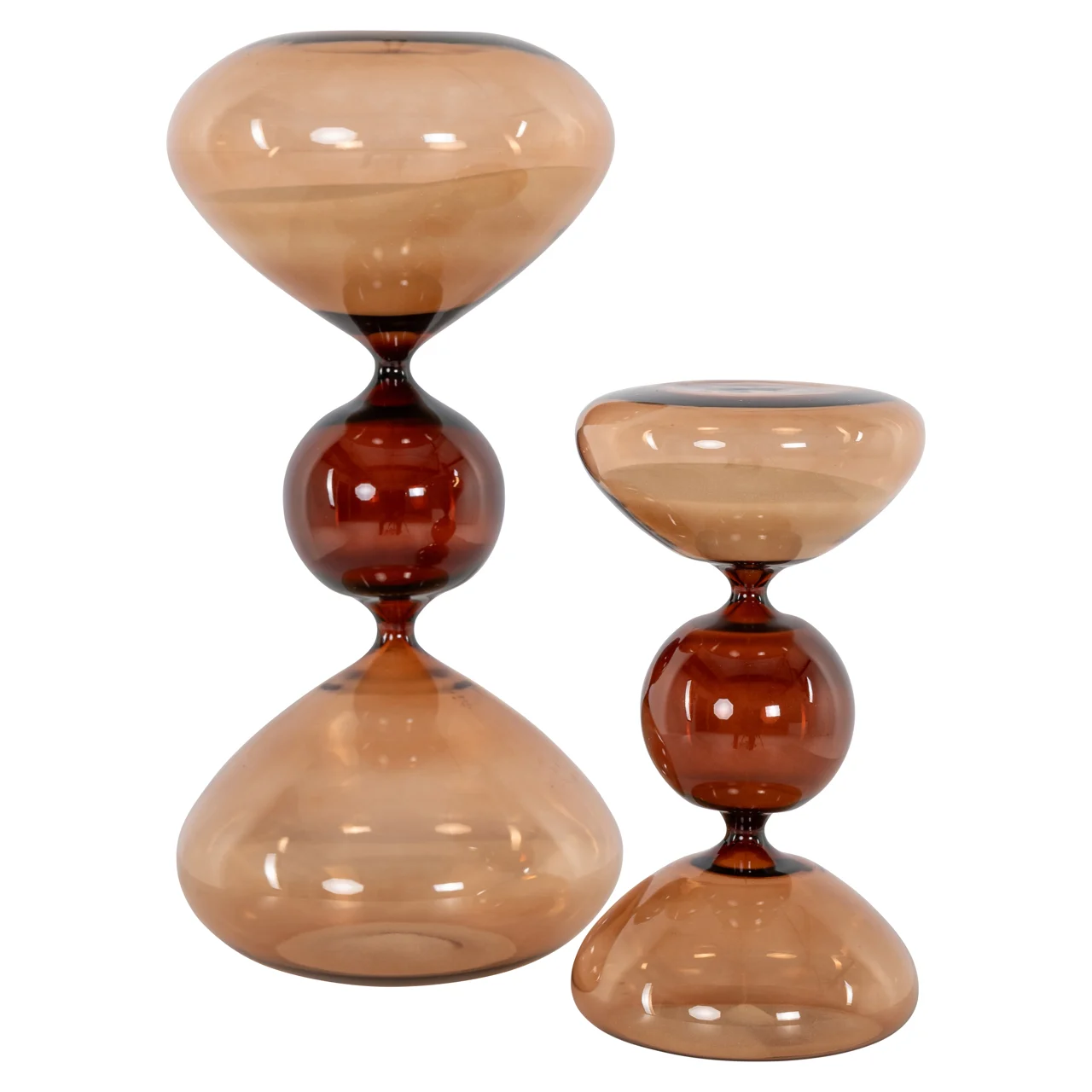 Decoratief Object Elba Brown Hourglass Small - Afbeelding 3