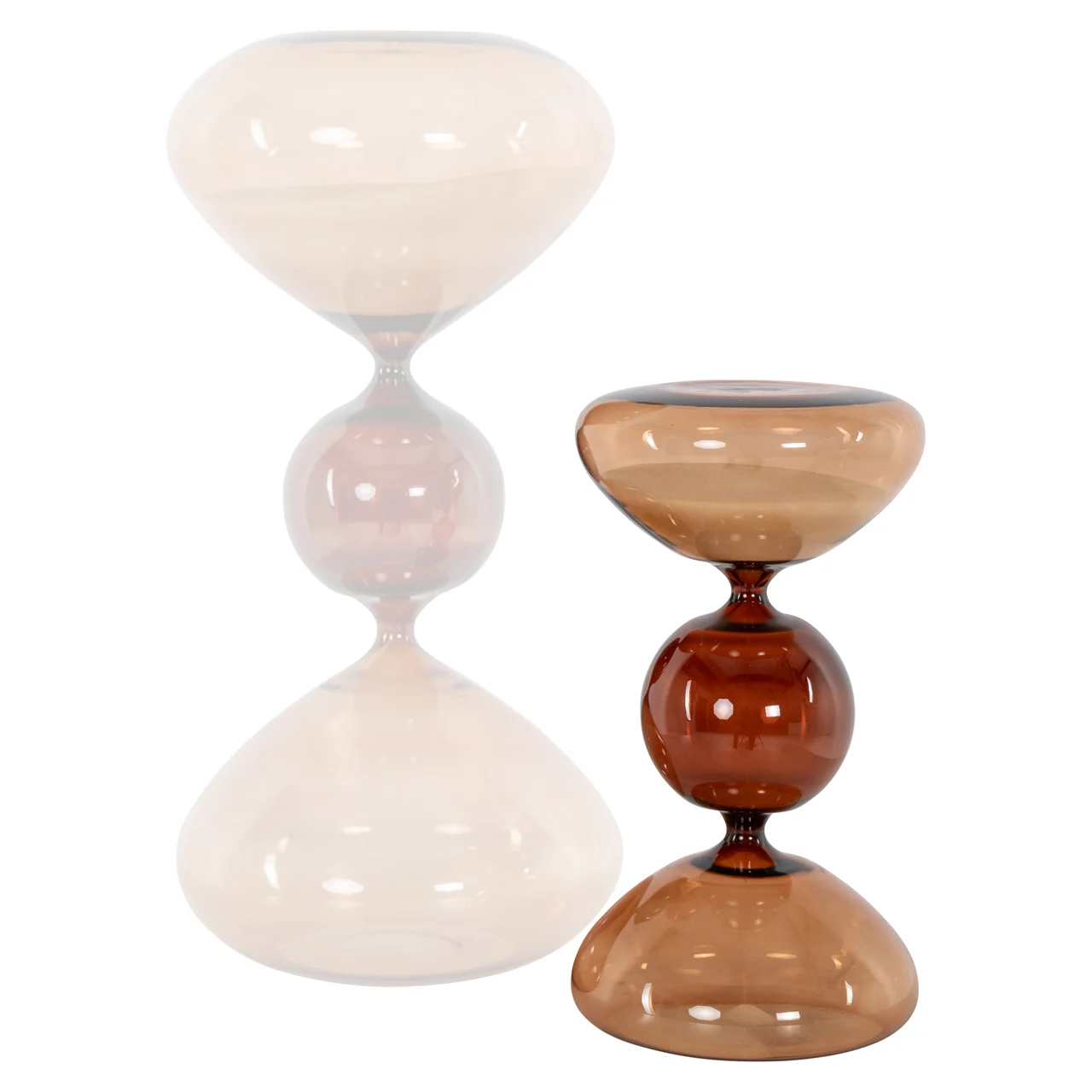 Decoratief Object Elba Brown Hourglass Small - Afbeelding 4