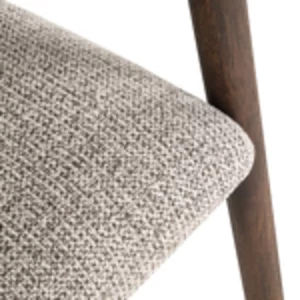 Alternative view of Eetkamerstoel Mihara Mocca Fancy Fire Retardant
