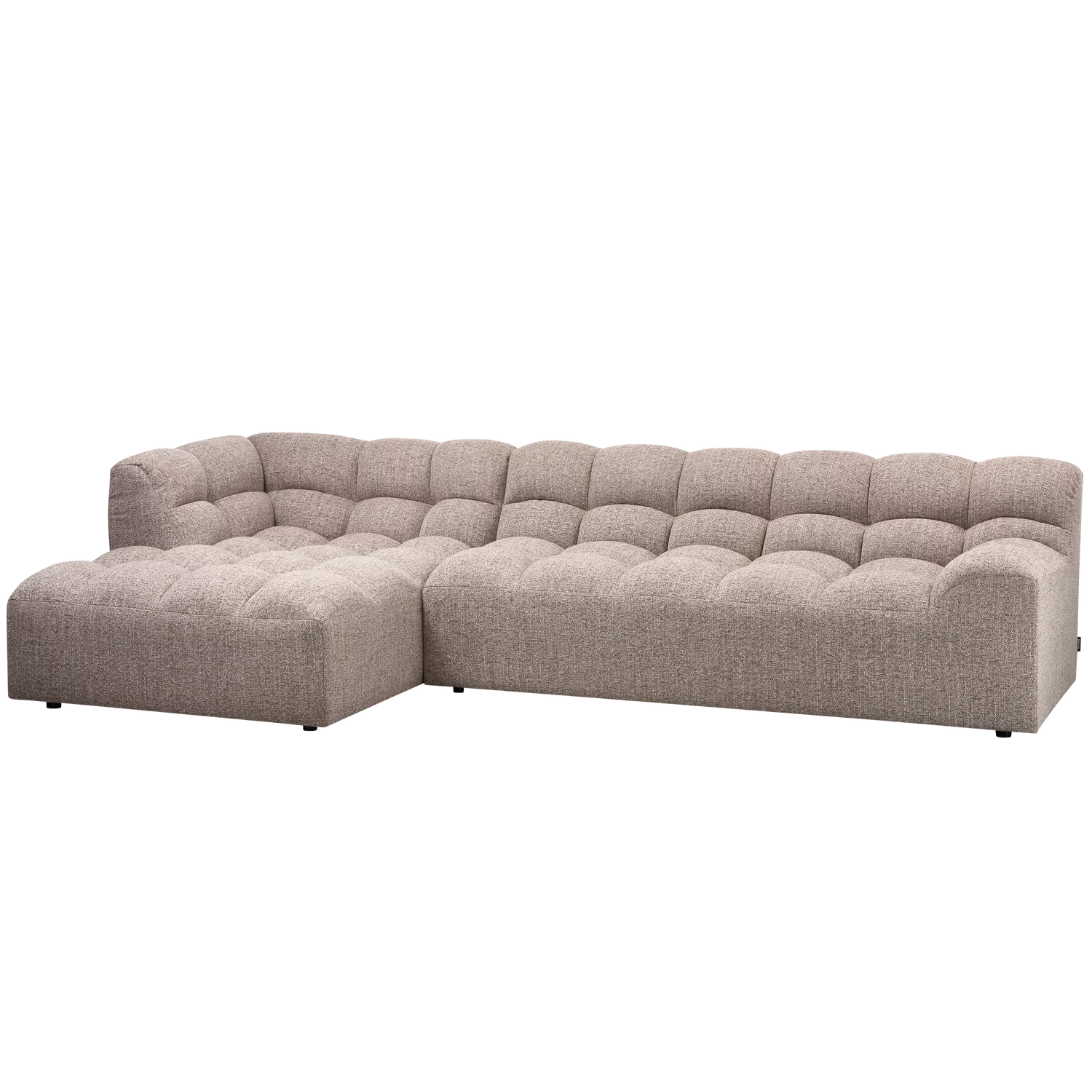 Loungebank Allure Geweven Stof, Kleur Bruin Melange