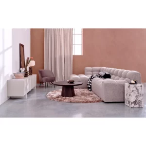 Alternative view of Loungebank Allure Geweven Stof, Kleur Bruin Melange